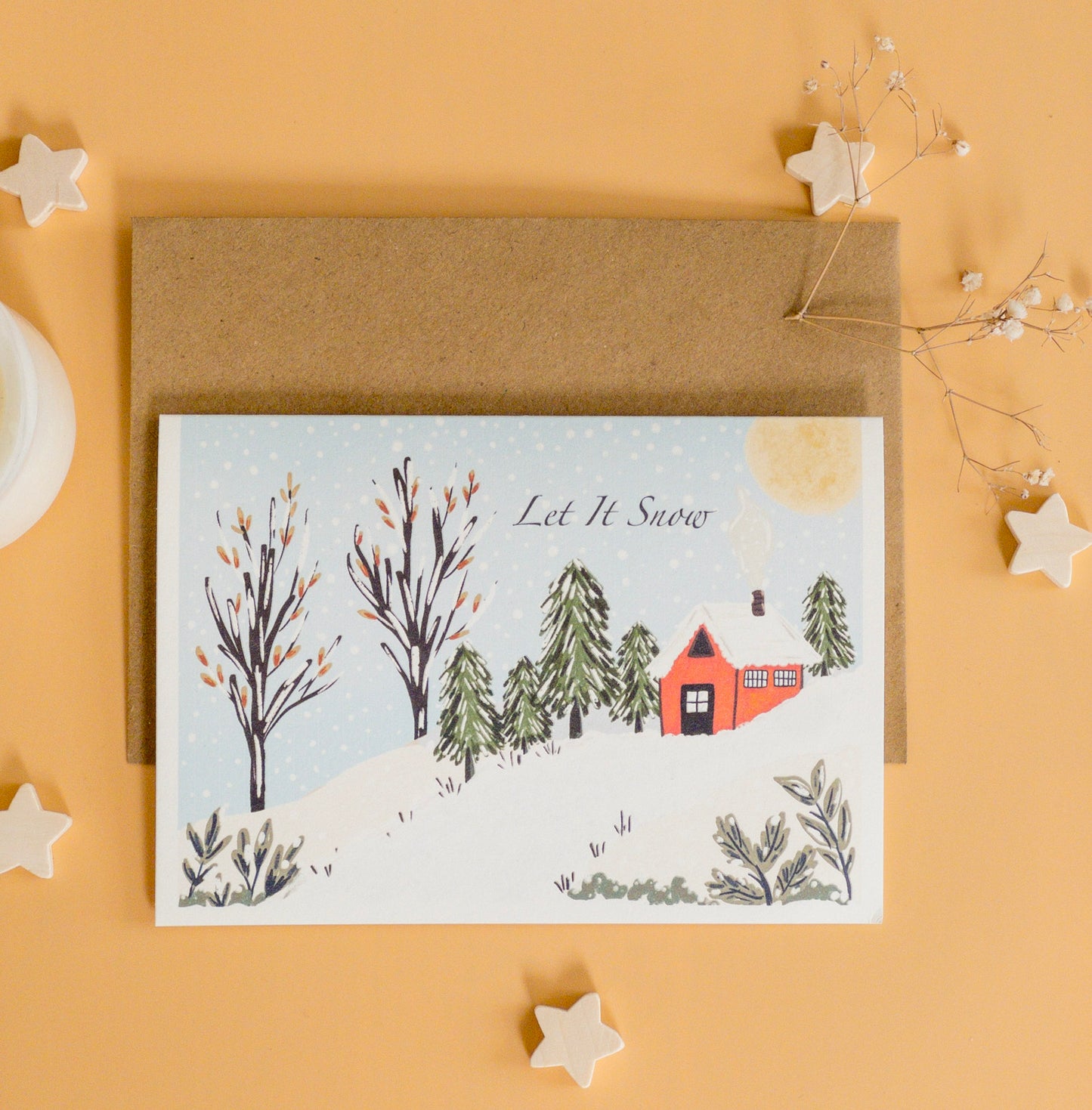 A Set of 3 Christmas Cards | Holiday Greeting Set