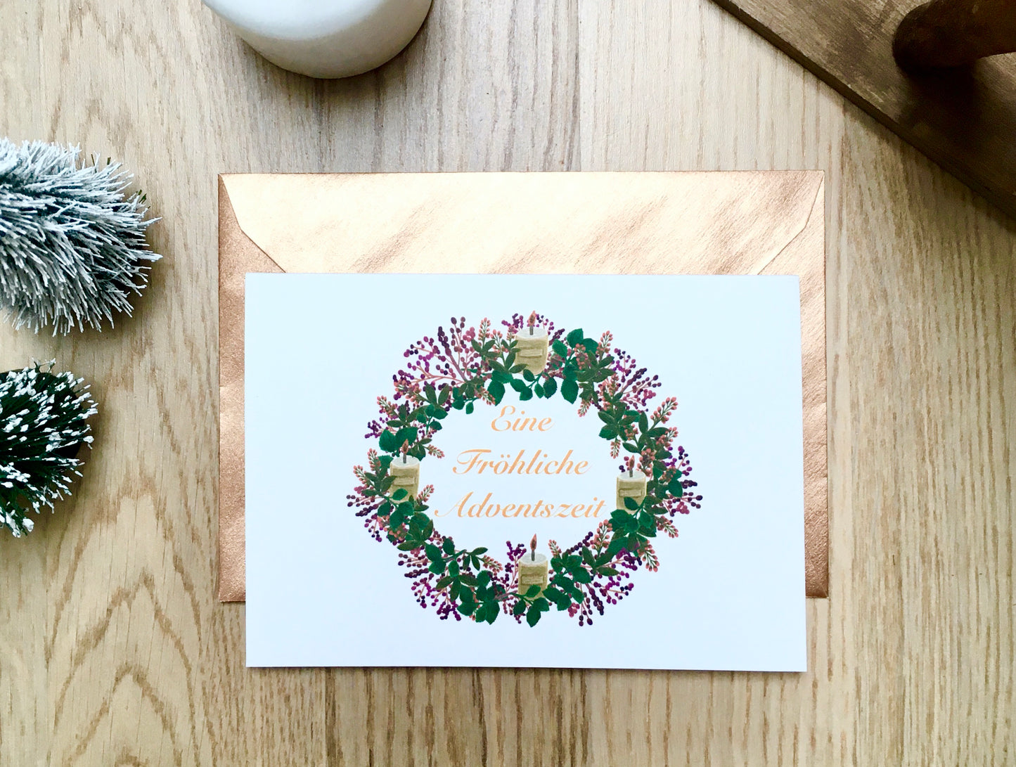 A Set of 3 Advent Cards | German Version