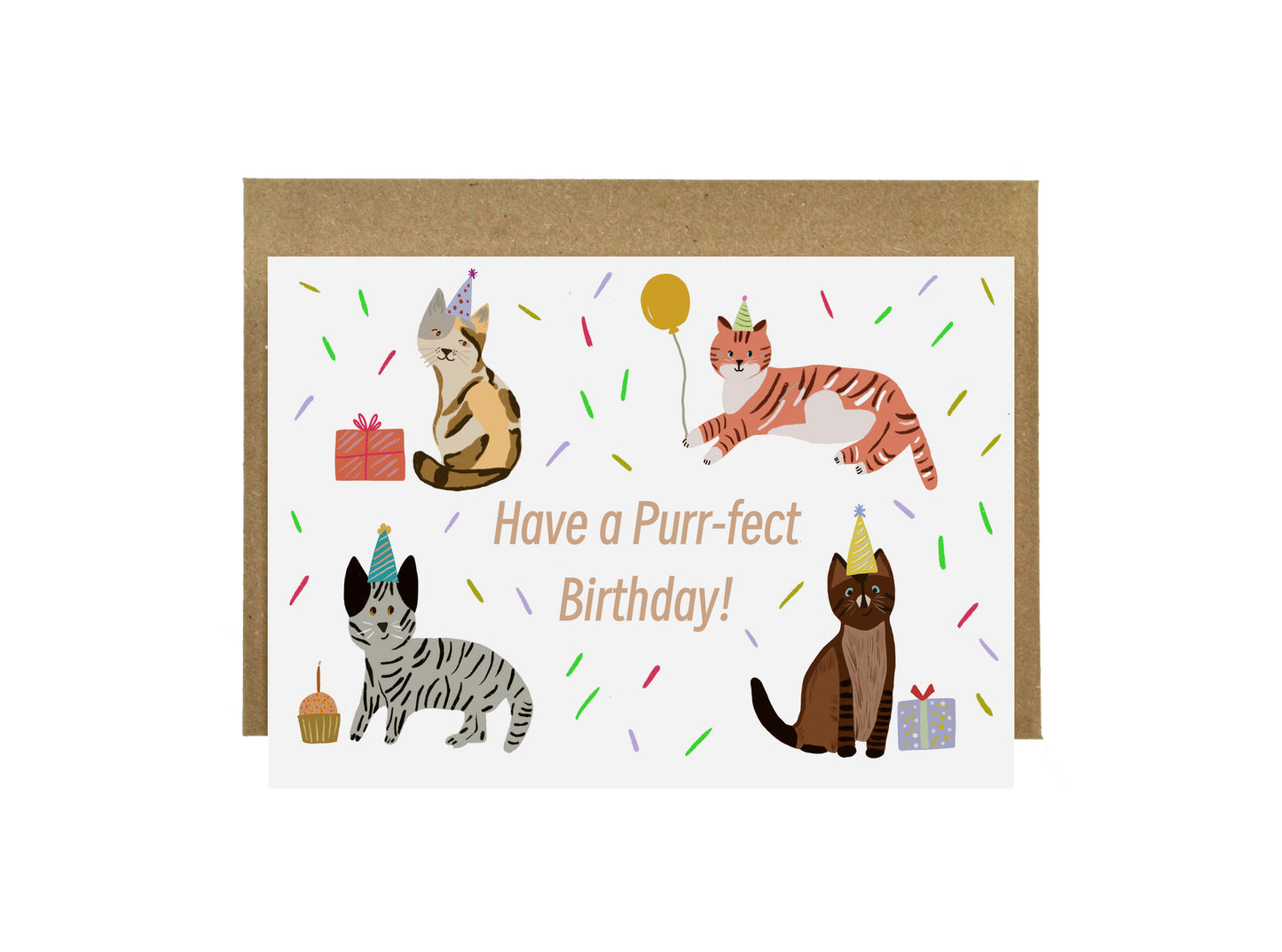 Cute Cats Illustration | Birthday Card