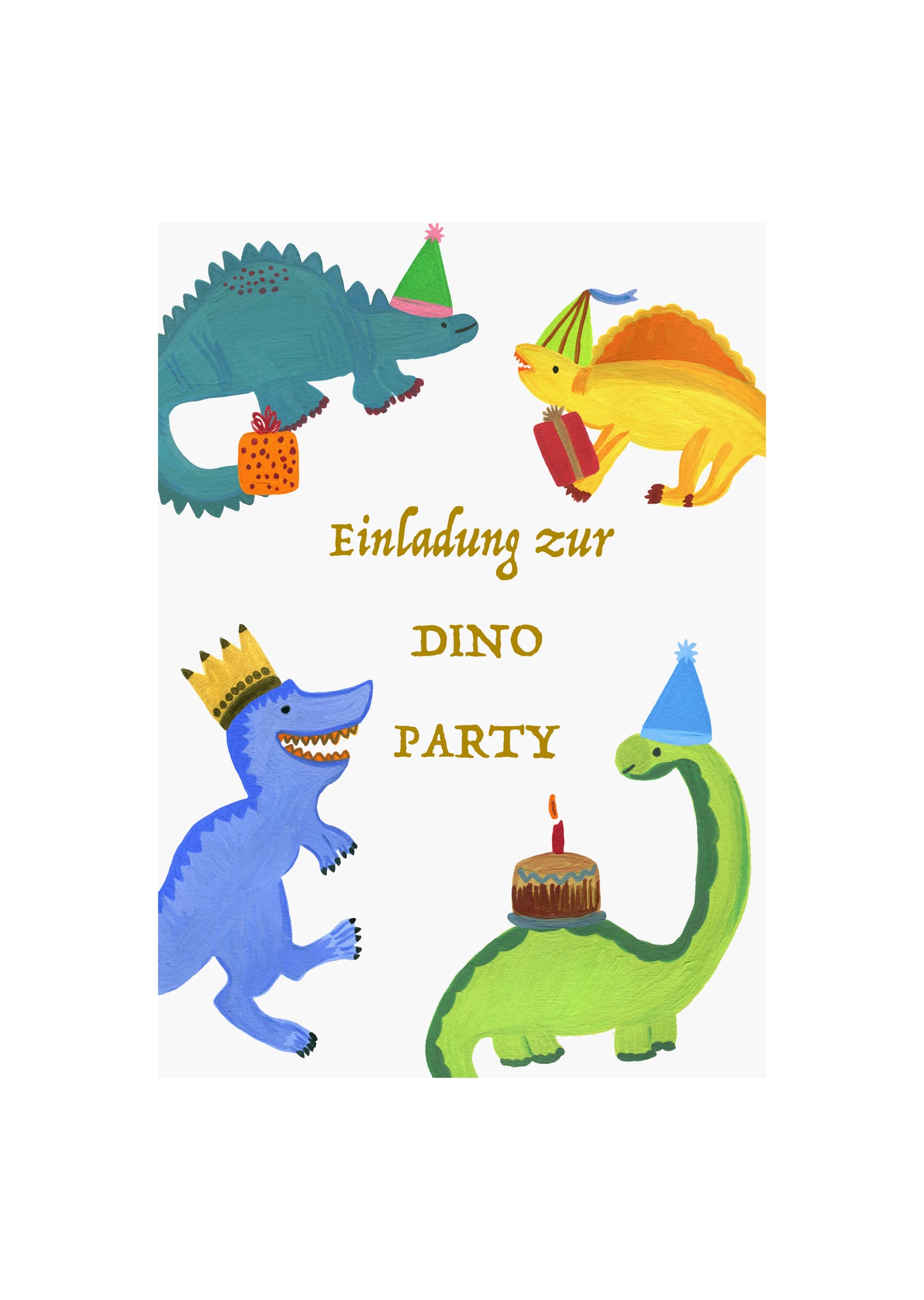 Dino Party | Children Birthday Invitation