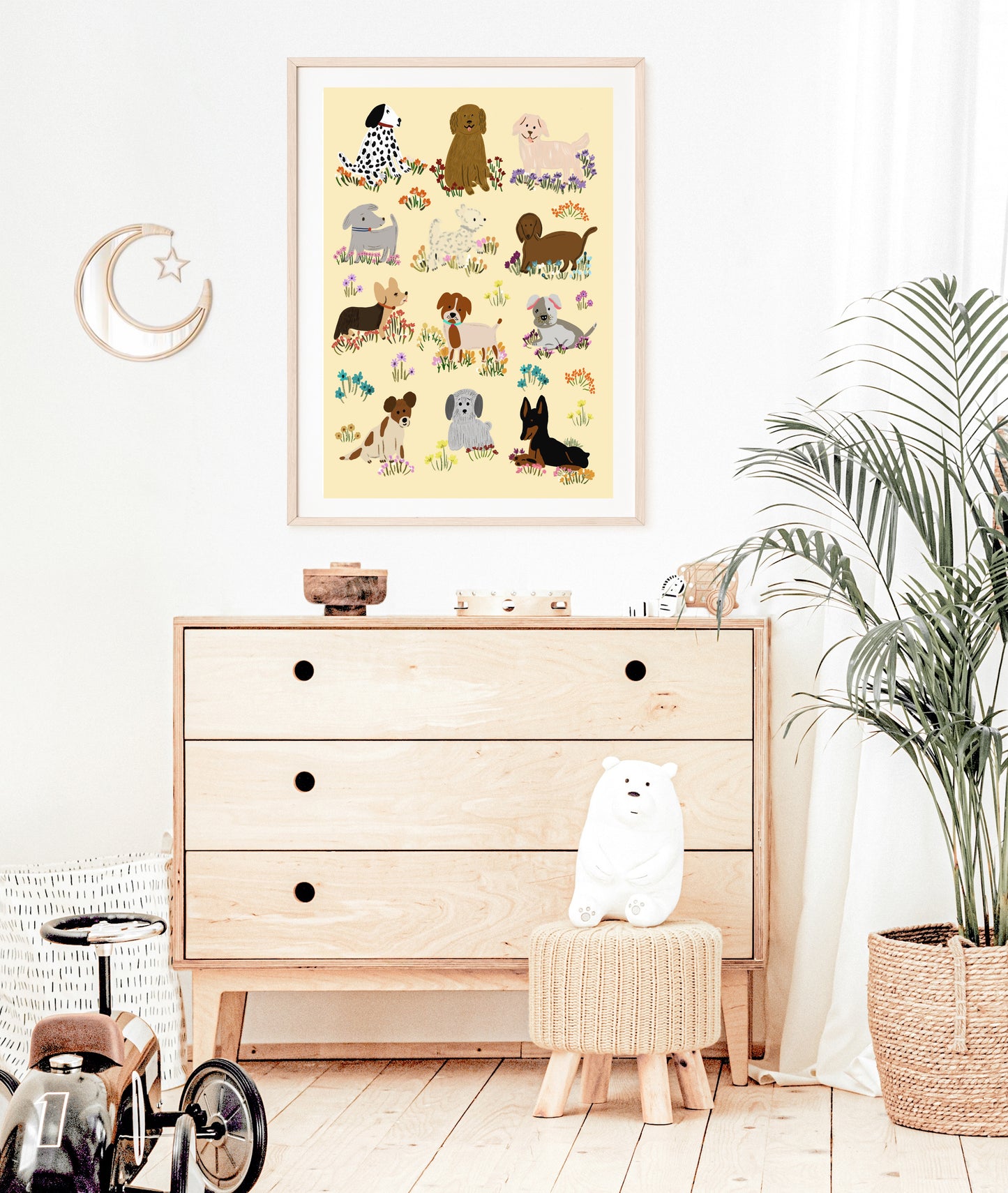 Dogs Poster | Nursery & Children Room Poster