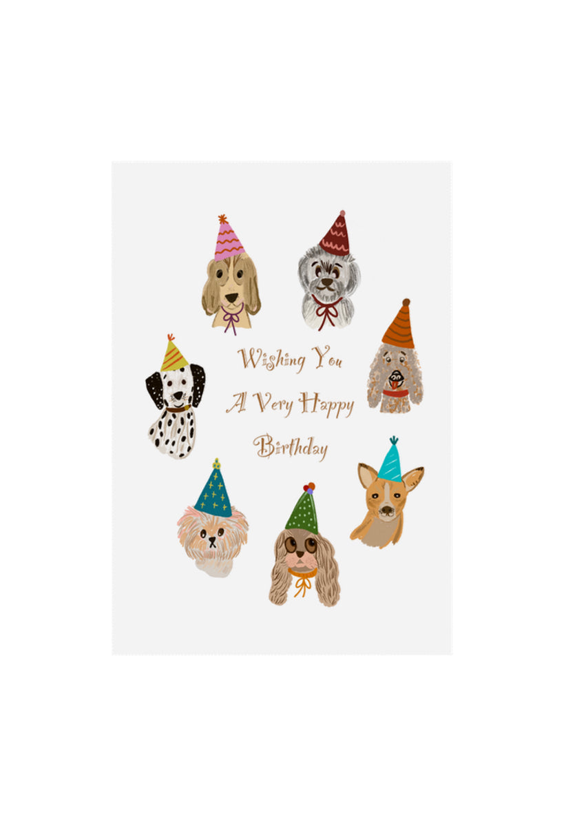 Cute Dogs Illustration | Birthday Card