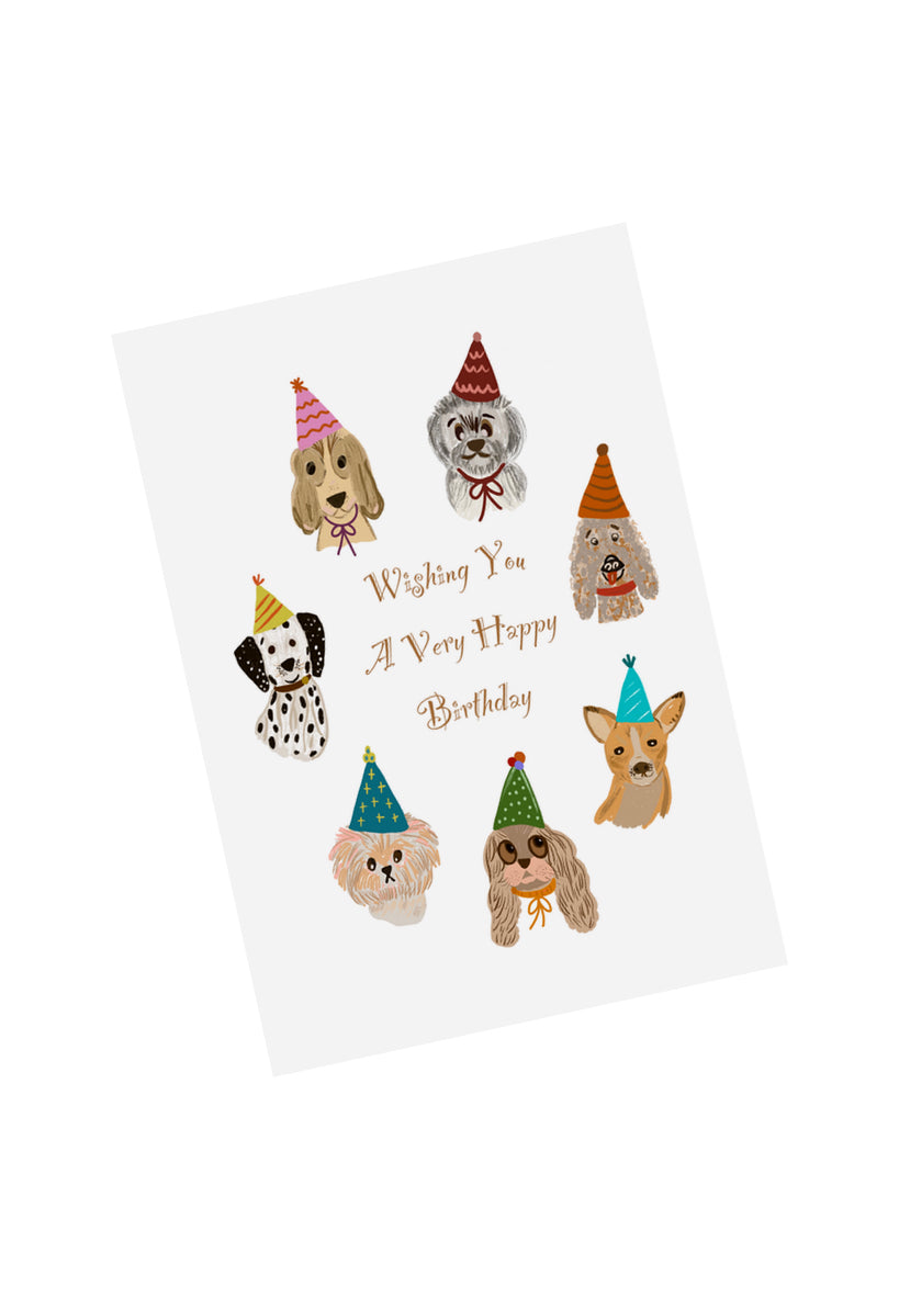 Cute Dogs Illustration | Birthday Card