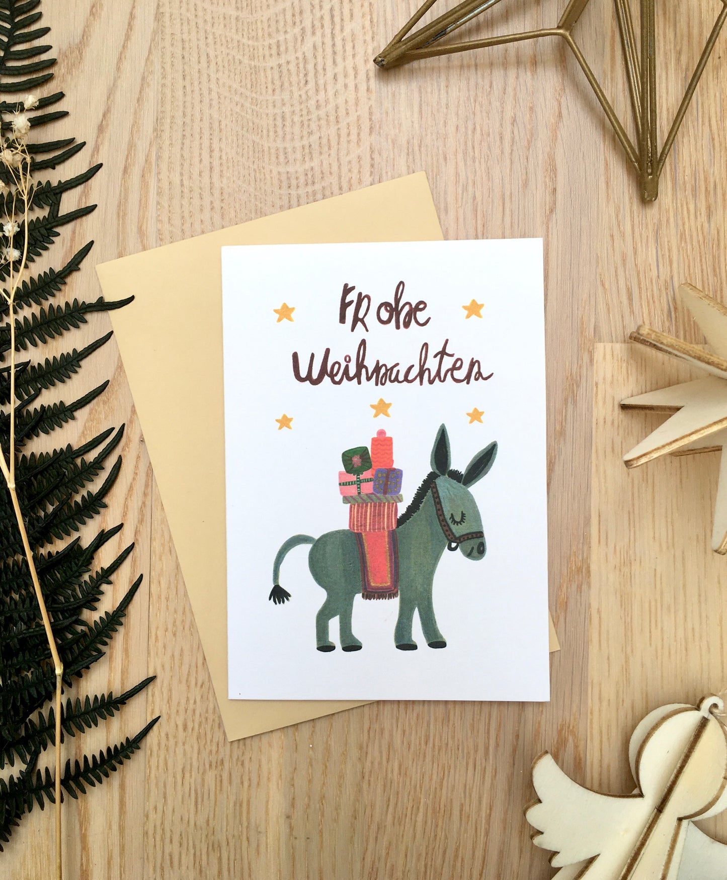 A Set of 6 Christmas Cards | Holiday Greeting Set