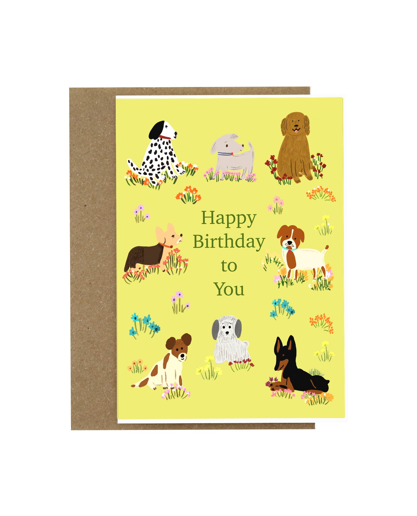 Hunde Illustration | Geburtstagskarte