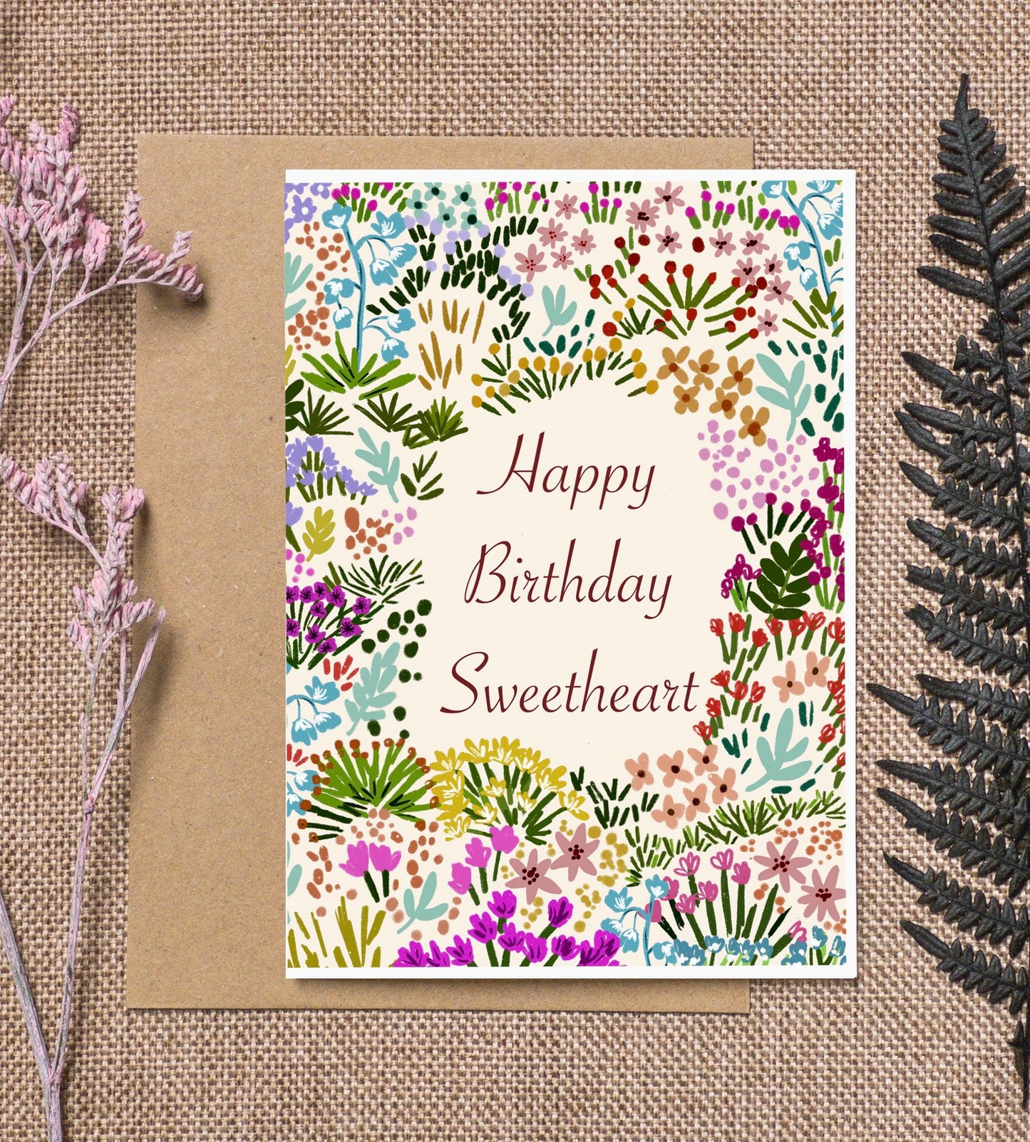Happy Birthday Sweetheart | Birthday Card