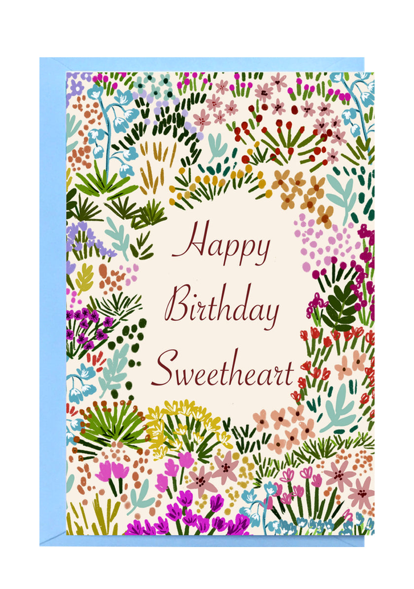 Happy Birthday Sweetheart | Birthday Card