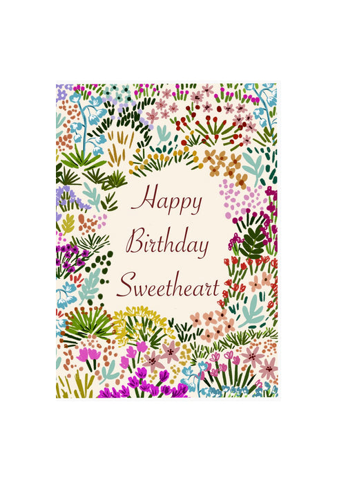 Happy Birthday Sweetheart | Birthday Card