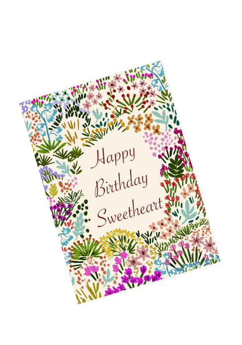 Happy Birthday Sweetheart | Birthday Card