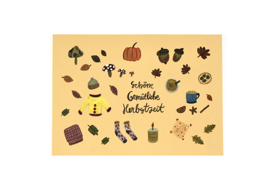 Cozy Warm Autumn | Season Card