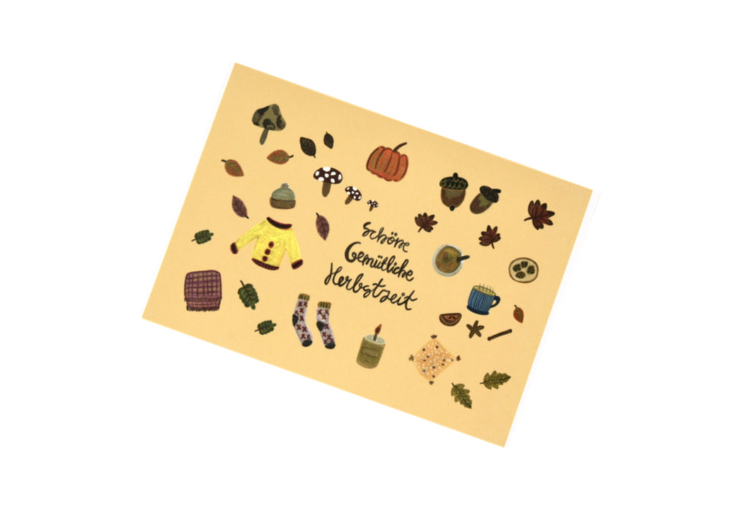 Cozy Warm Autumn | Season Card
