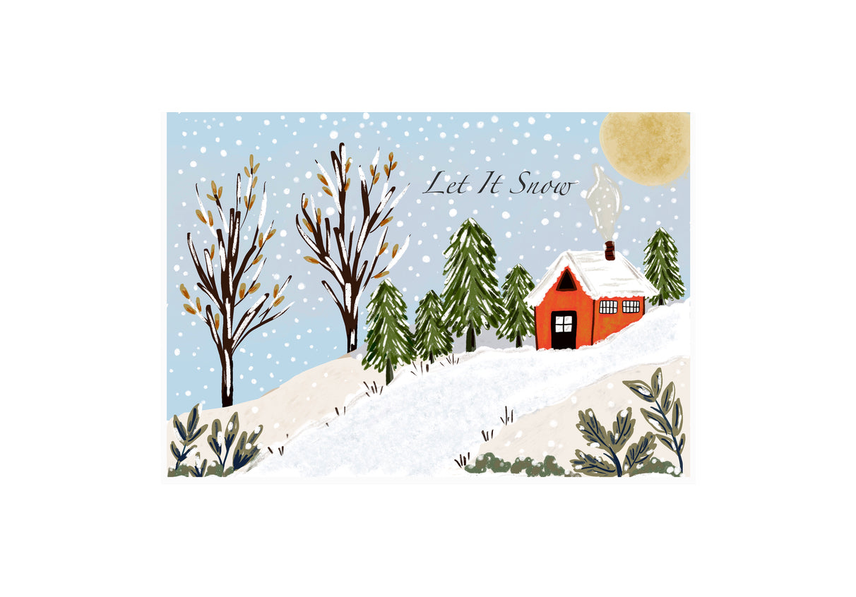 Let It Snow | Christmas Card