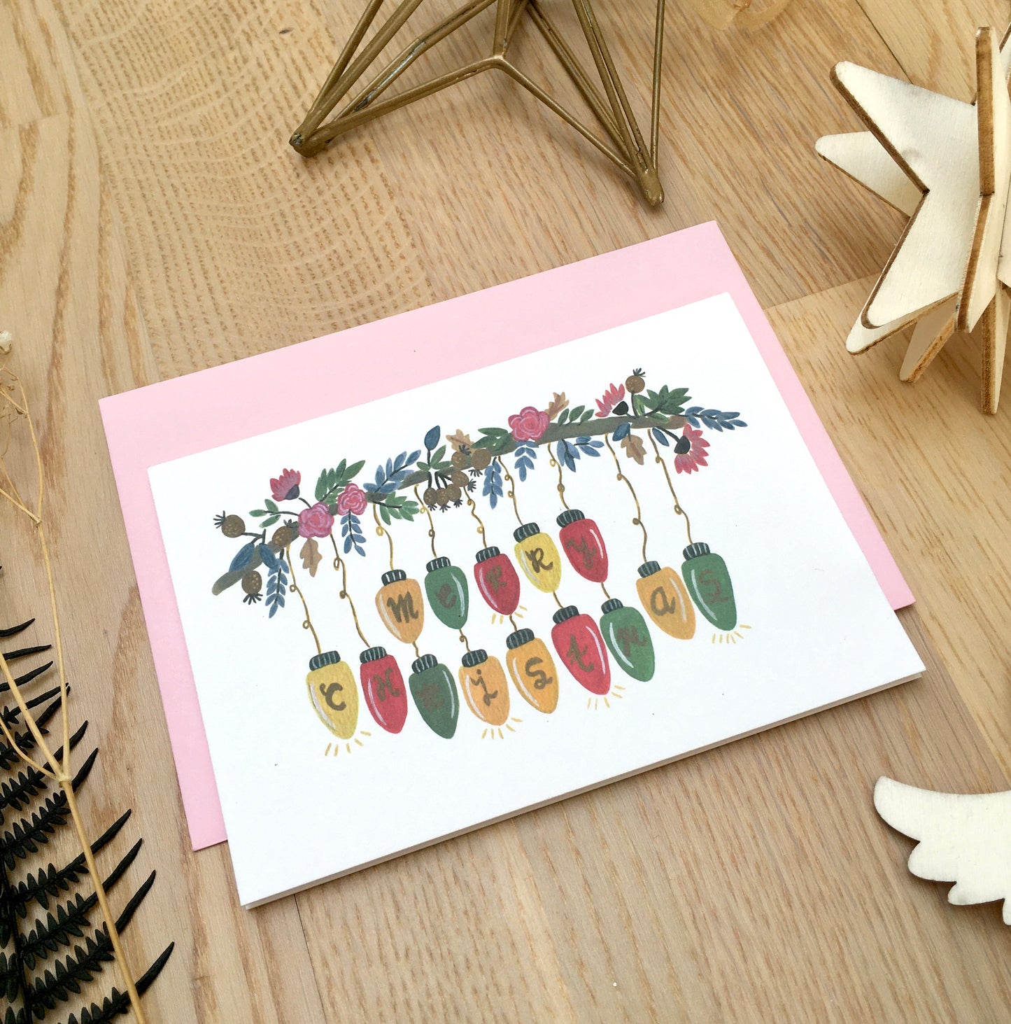 A Set of 6 Christmas Cards | Holiday Greeting Set