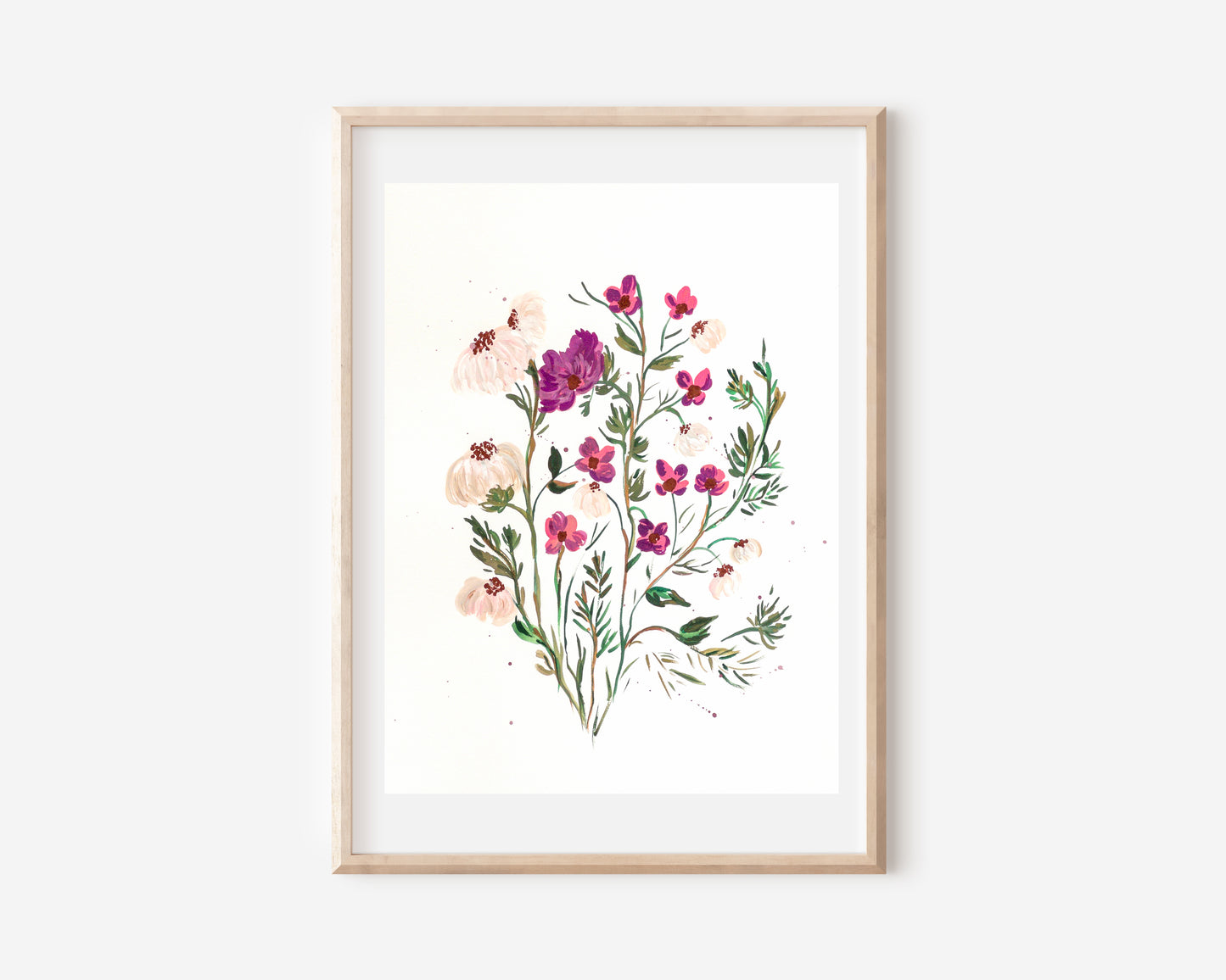 Summer Floral Bouquet | Flower Painting