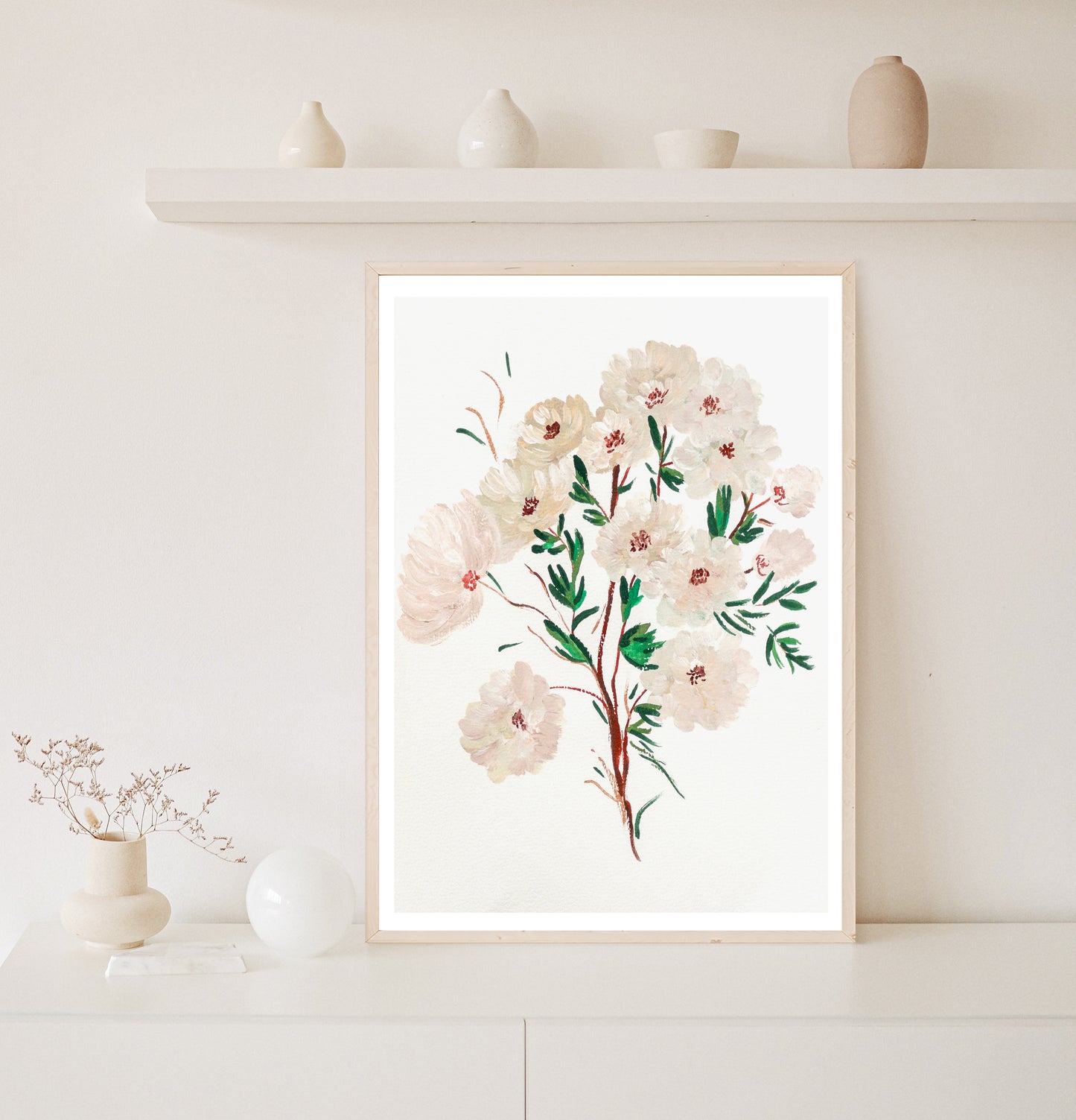 Peonies in Bloom | Flower Painting