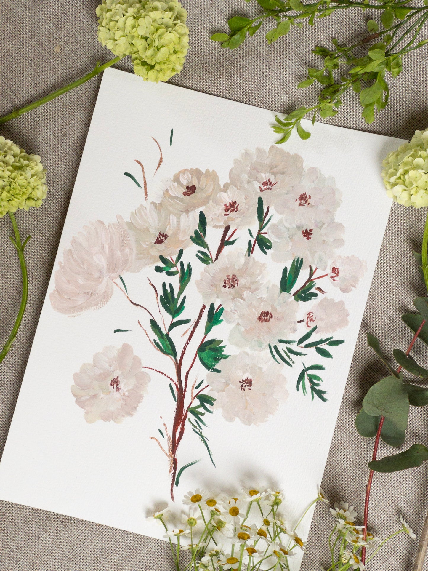 Peonies in Bloom | Flower Painting