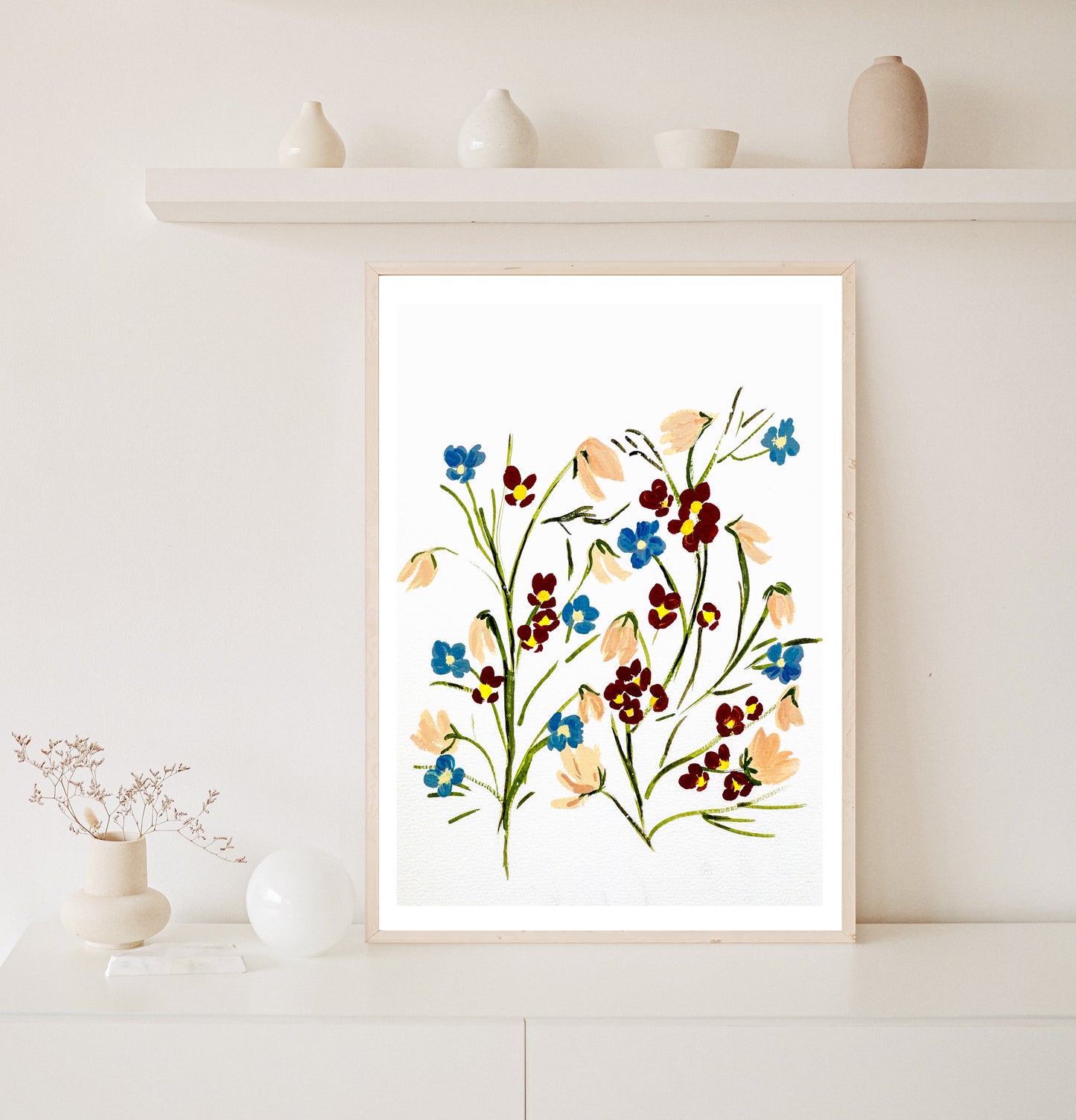 Sweet Anemone | Floral Painting