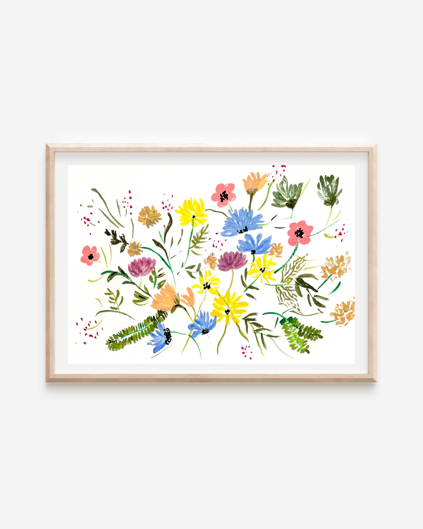 Wild Flowers Field | Flower Painting