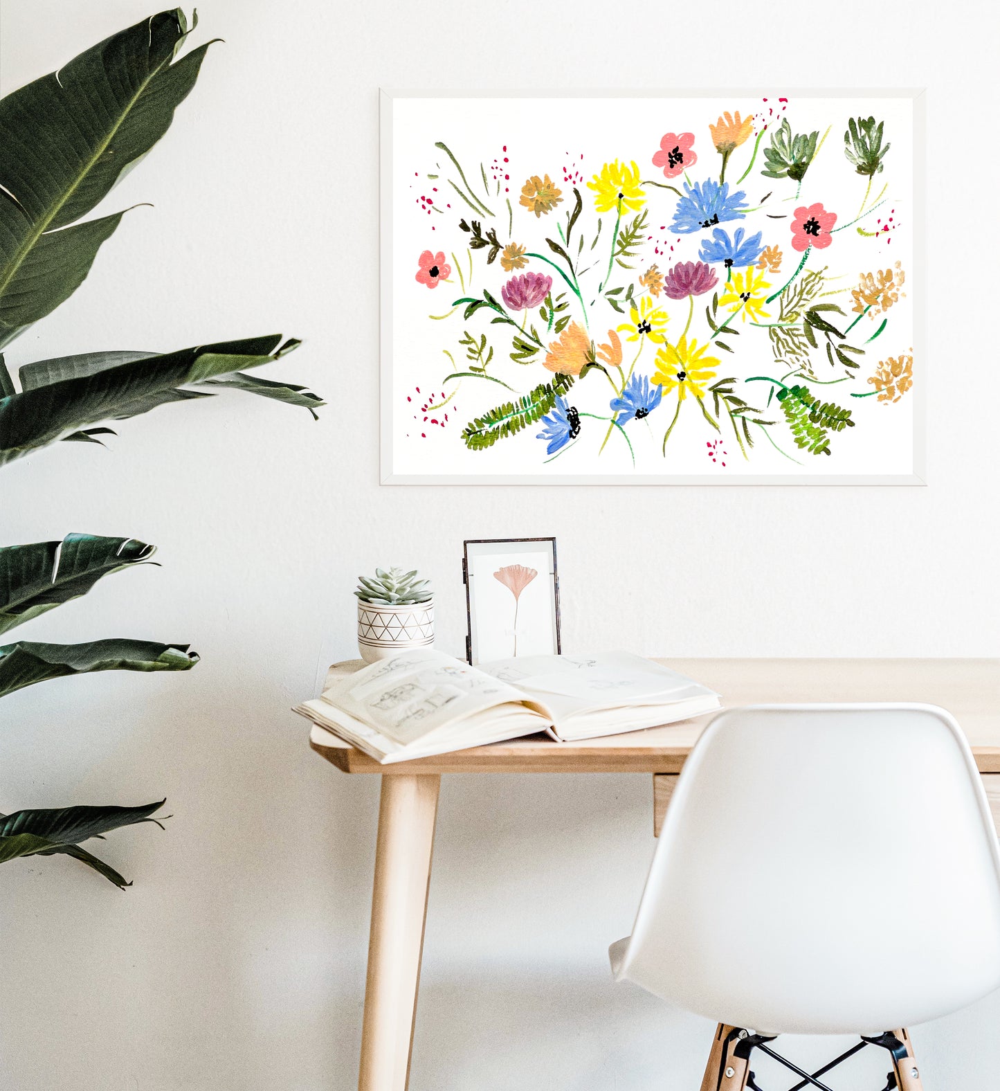 Wild Flowers Field | Flower Painting