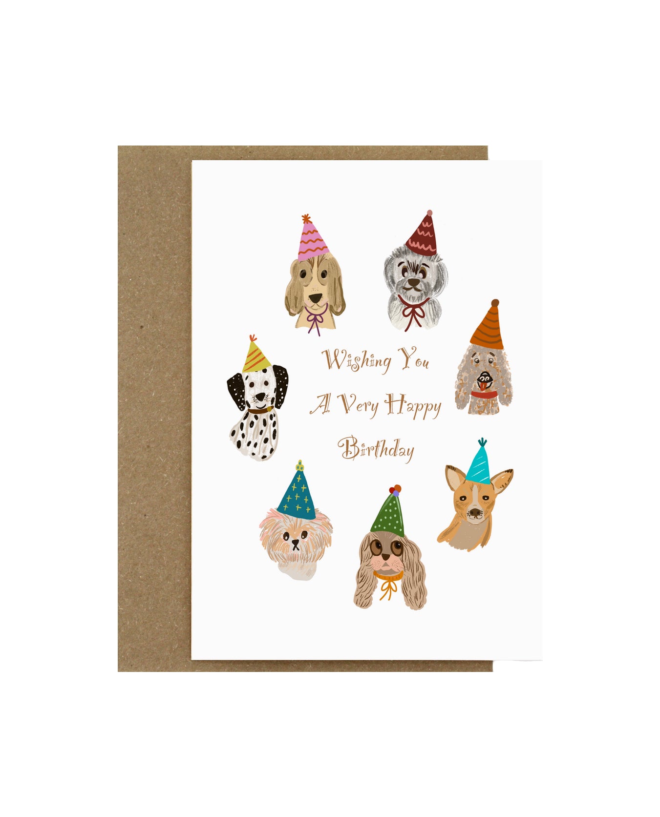 Cute Dogs Illustration | Birthday Card