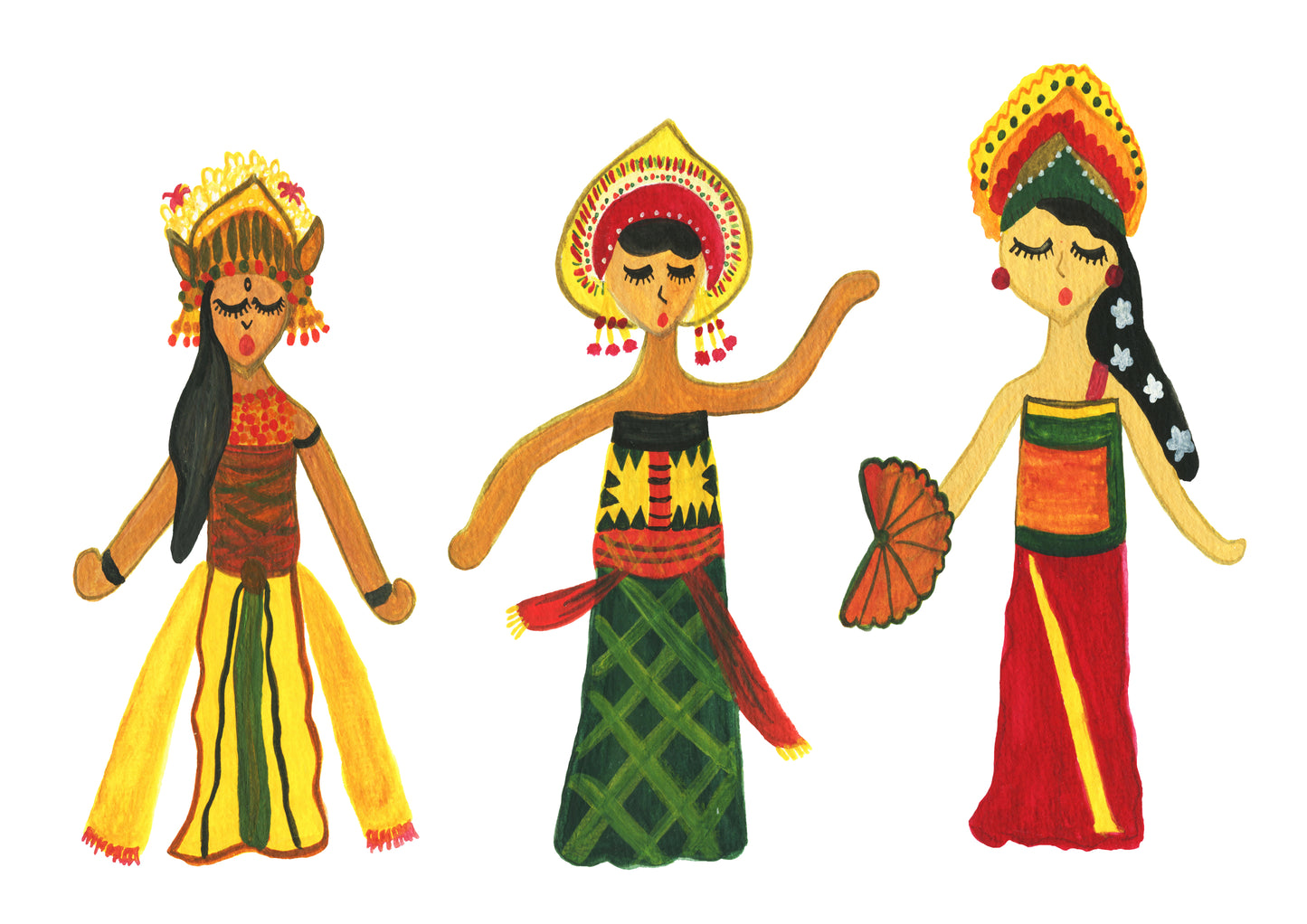 Balinese Dancers | Art Print