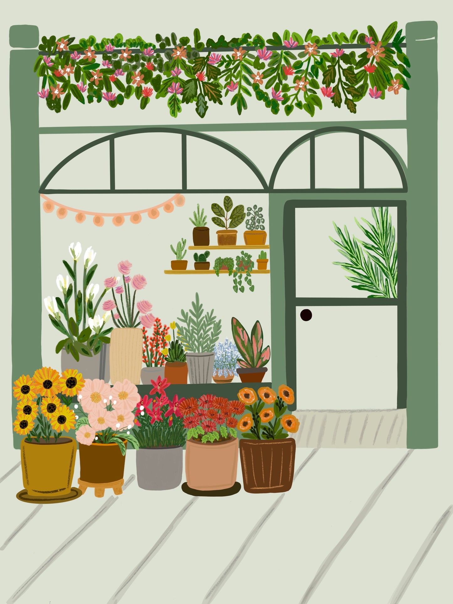 Florist Shop | Art Print