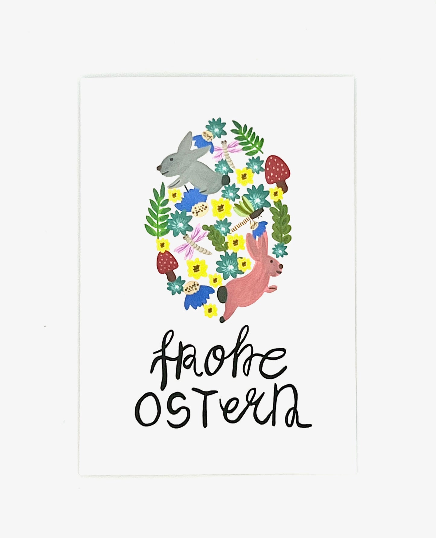 Floral Easter Bunny | Easter Card