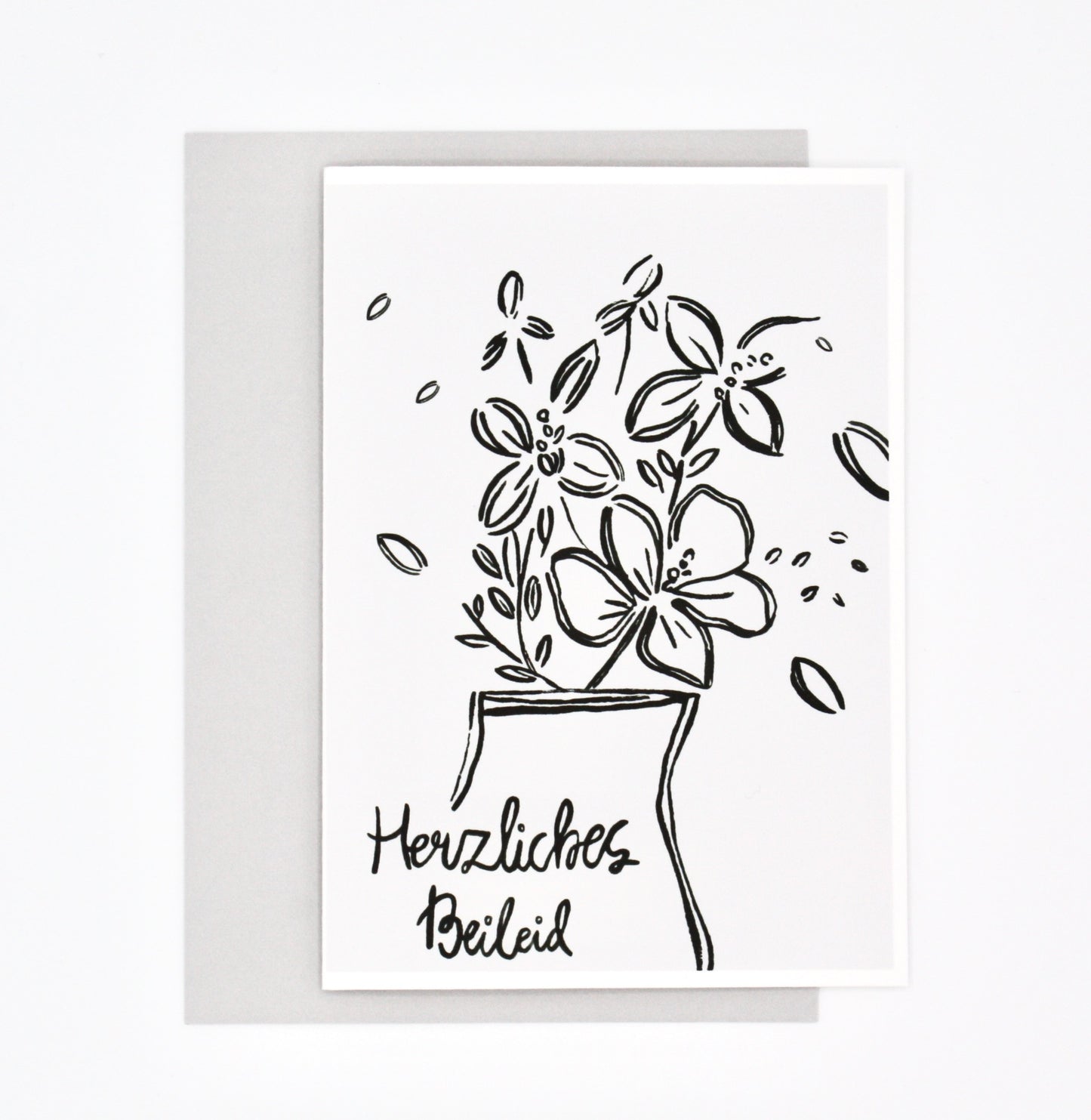 Black & White Flower | Sympathy