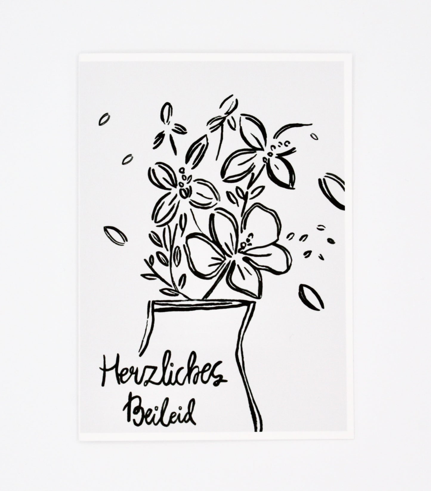 Black & White Flower | Sympathy