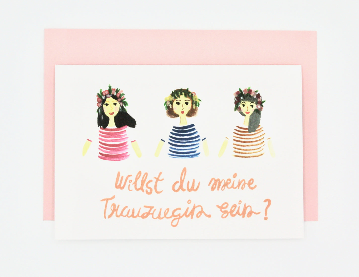 Floral Bridesmaid | Wedding Card