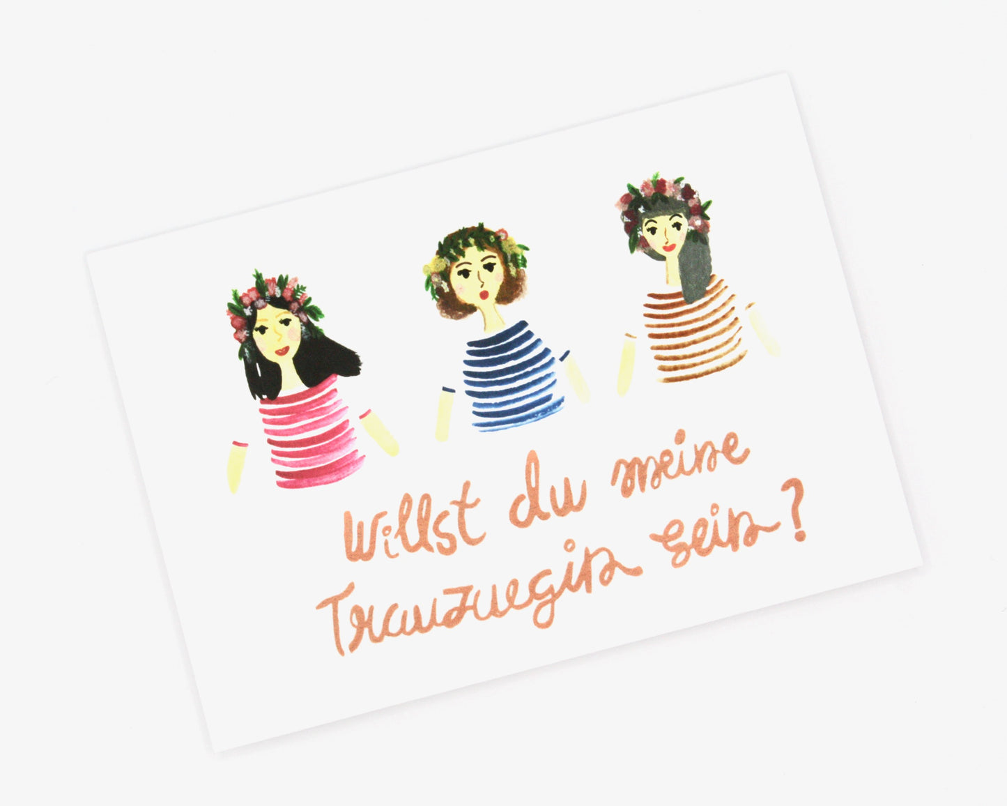 Floral Bridesmaid | Wedding Card