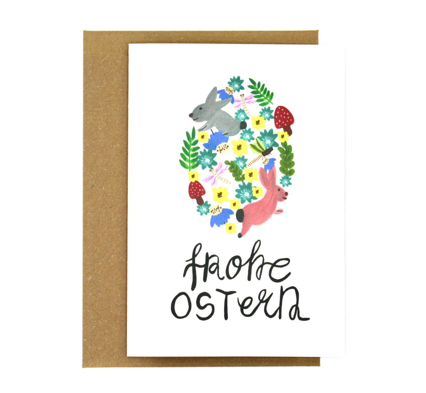 Floral Easter Bunny | Easter Card
