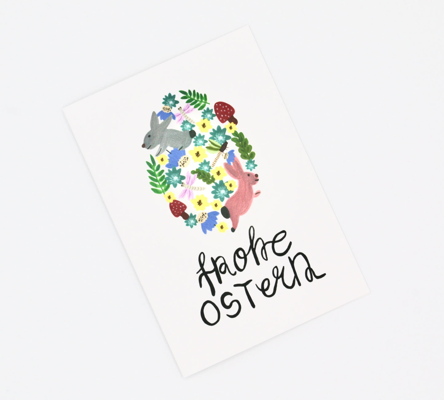 Floral Easter Bunny | Easter Card