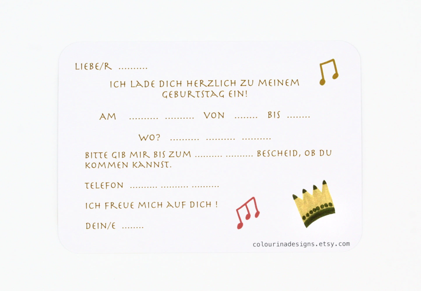 Lion Party | Children Party Invitation