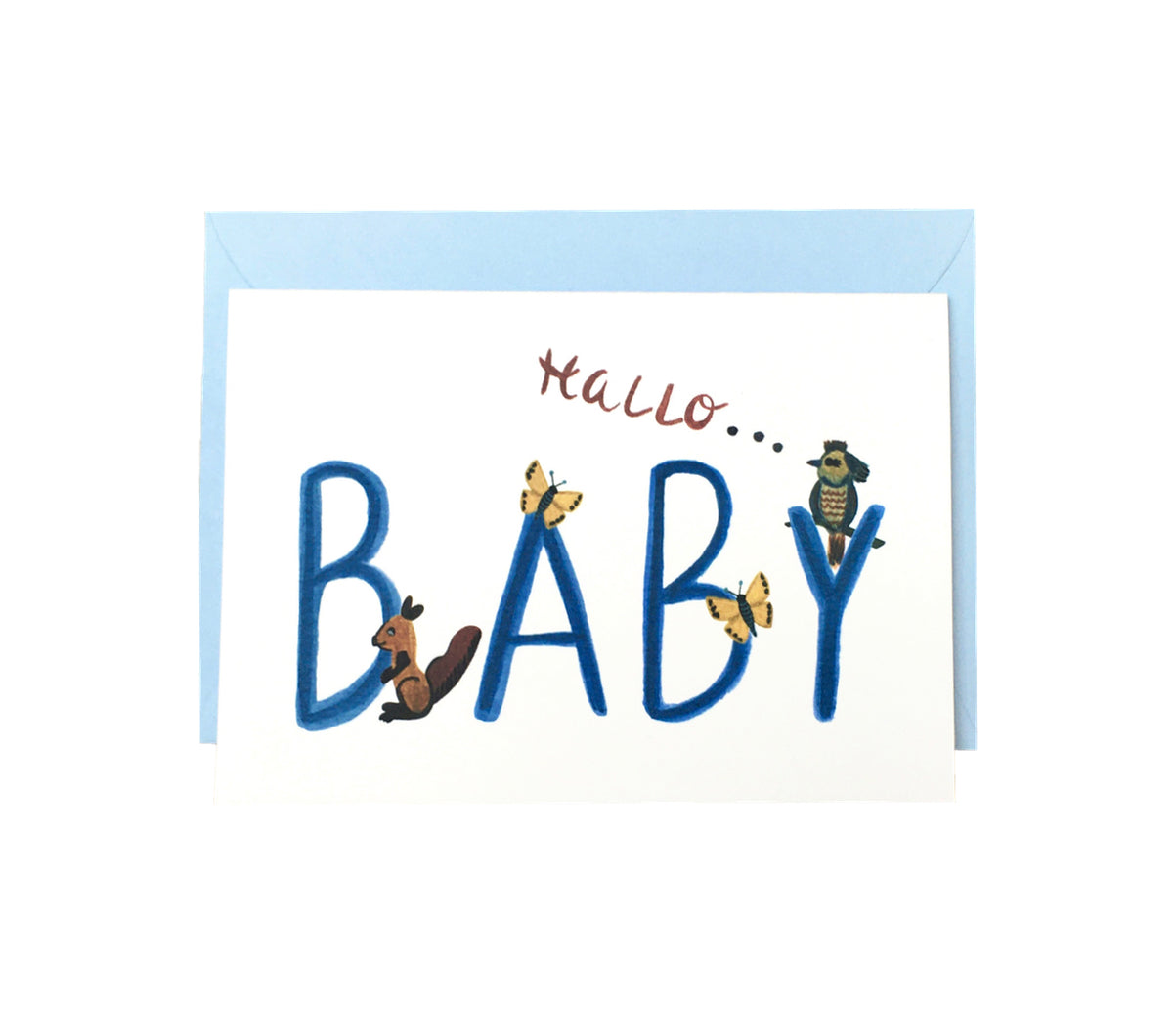 Blue Baby Boy | New Baby Card