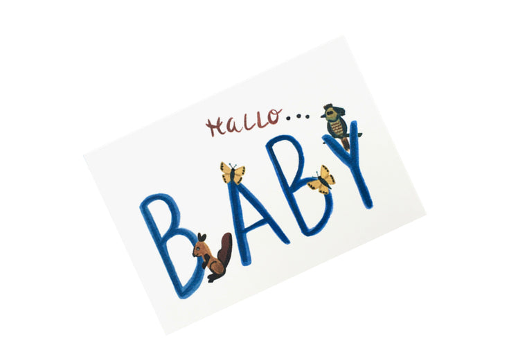 Blue Baby Boy | New Baby Card