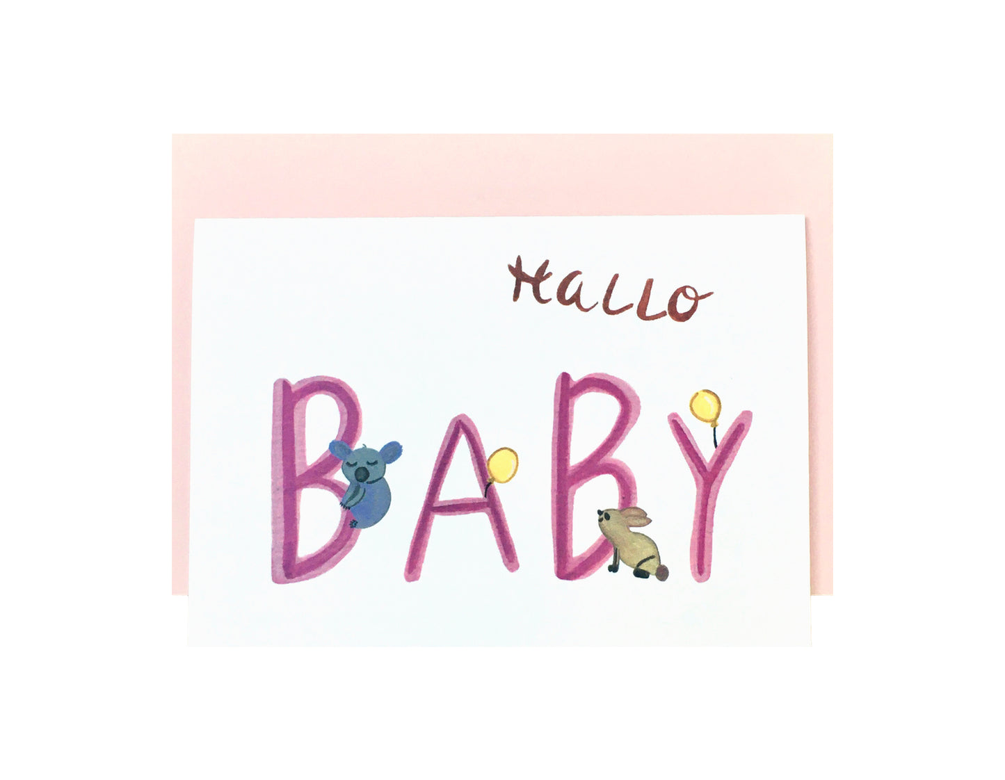 Pink Baby Girl | New Baby Card