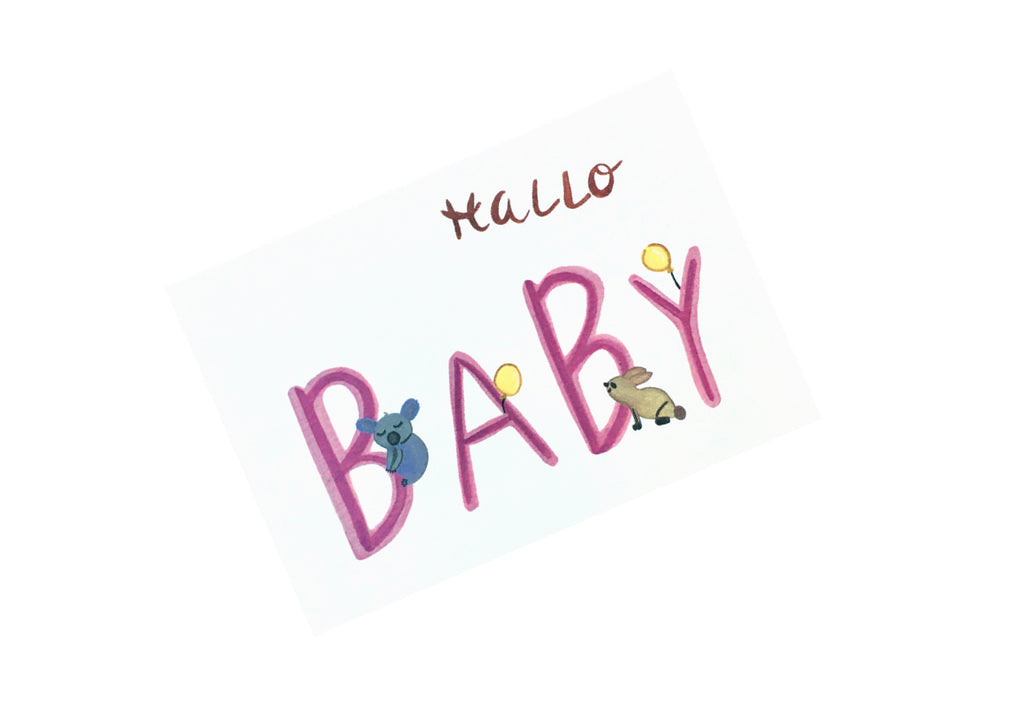 Pink Baby Girl | New Baby Card