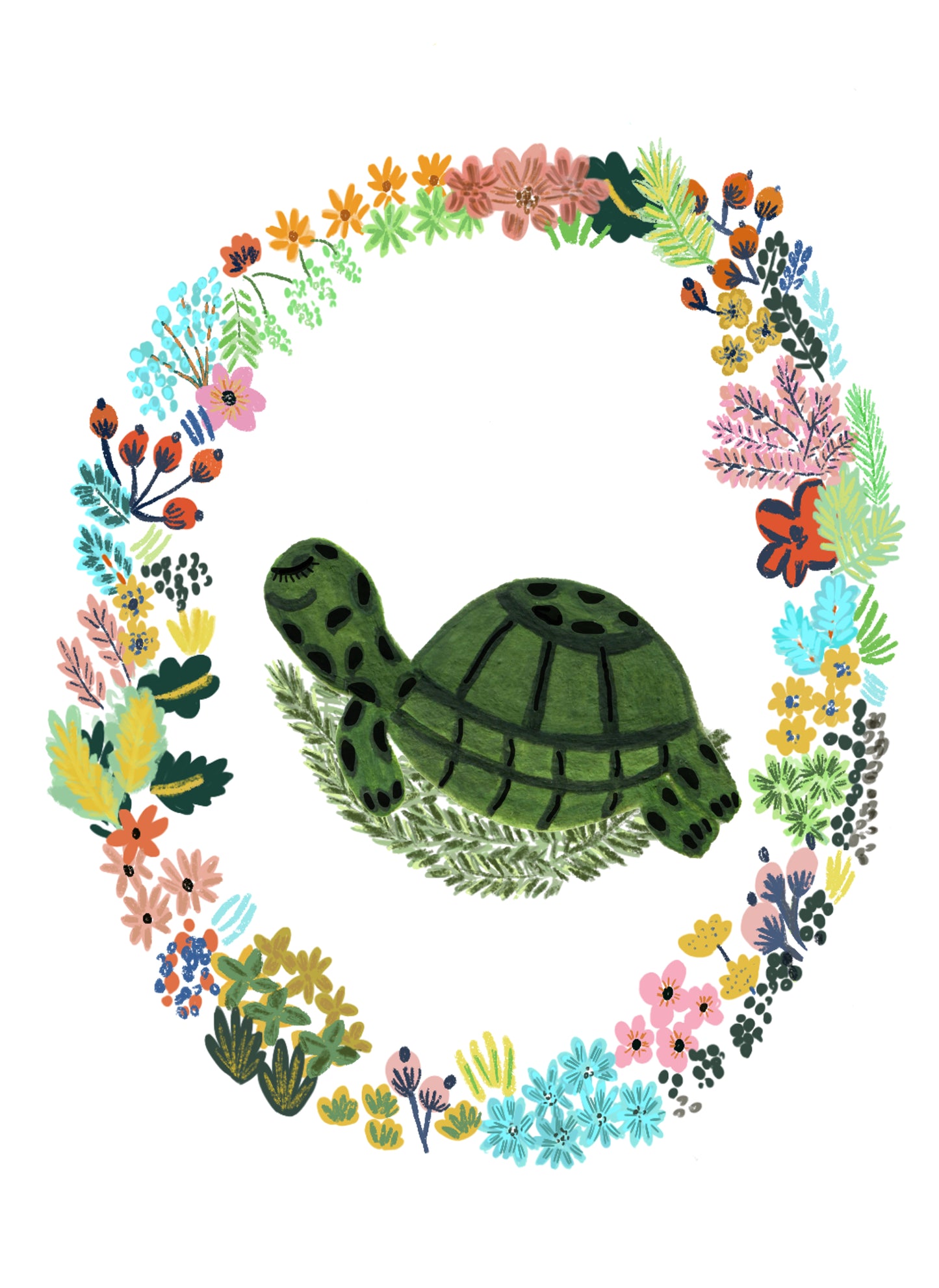 Baby Turtle | Nursery & Children Room Poster