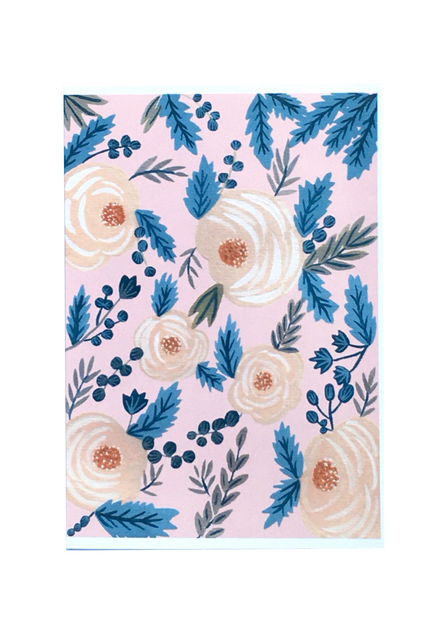 Pink Creme Roses | Everyday Card