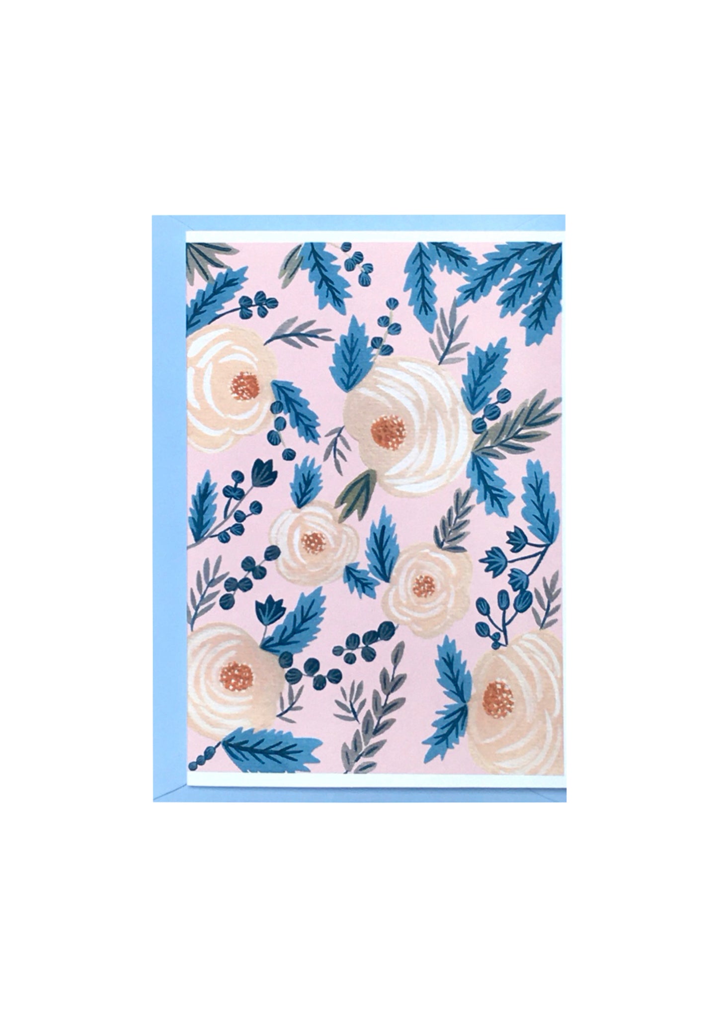 Pink Creme Roses | Everyday Card