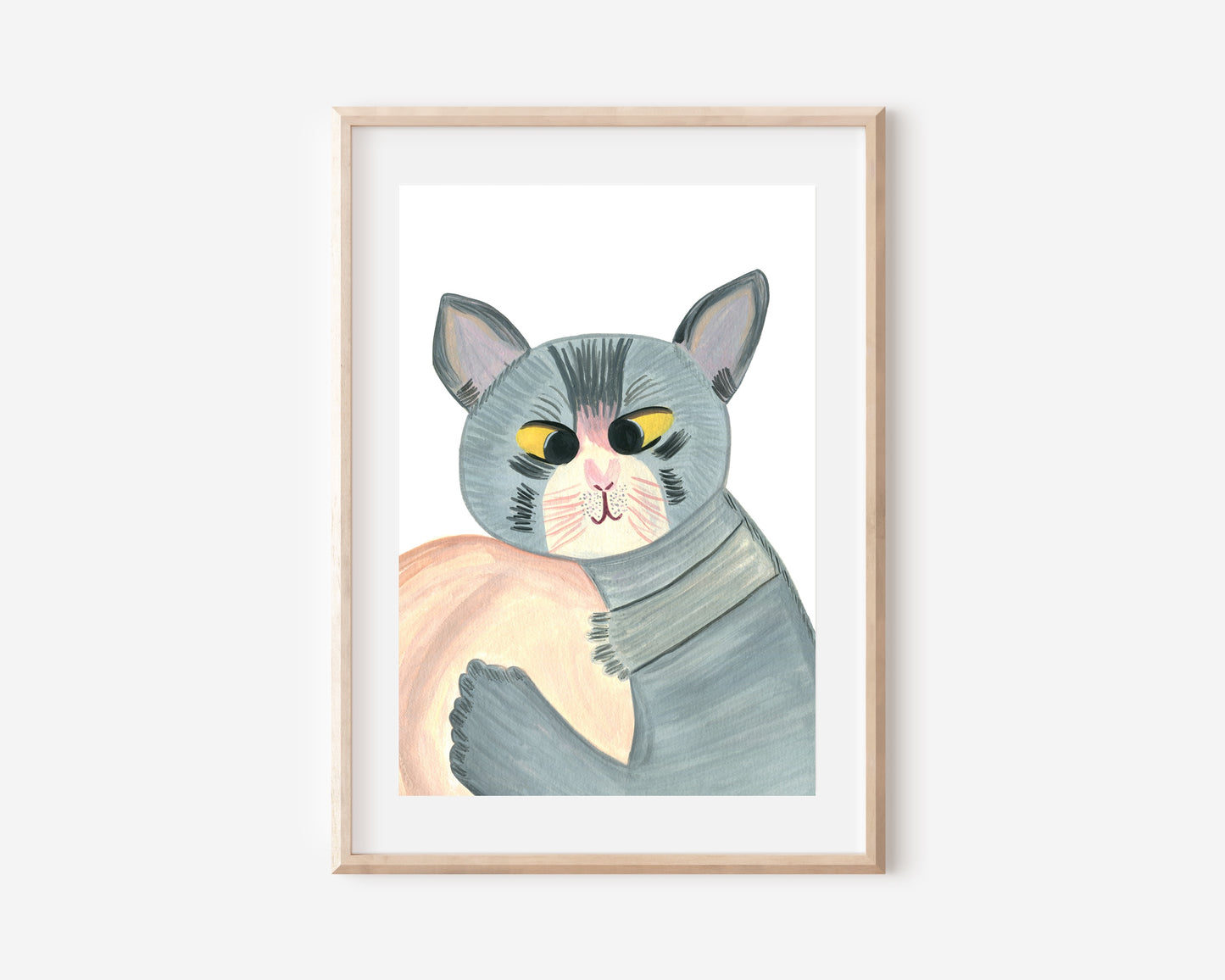 Cute Cat | Nursery & Children Room Poster