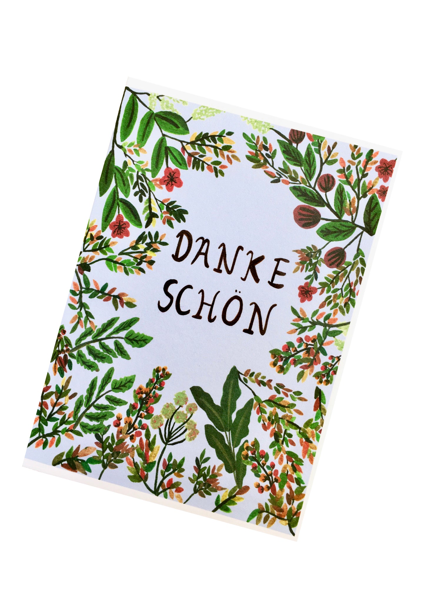 Blue Floral | Thank You Card