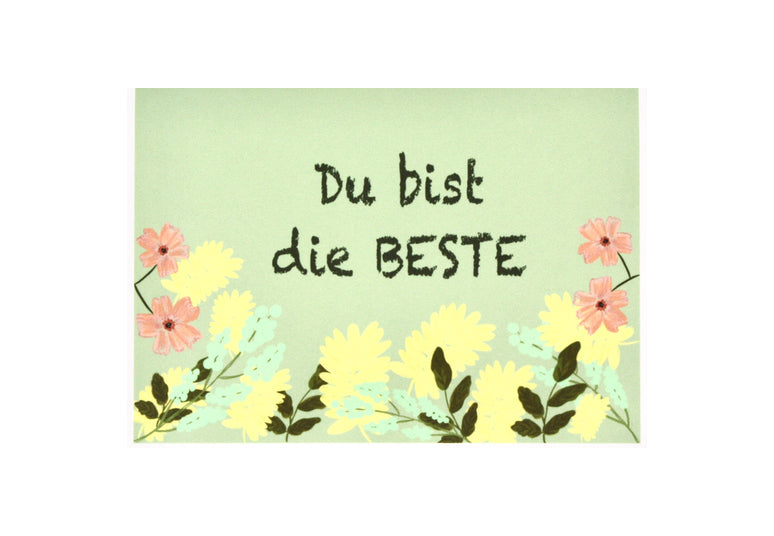 Floral You are the Best | Love & Friendship Card