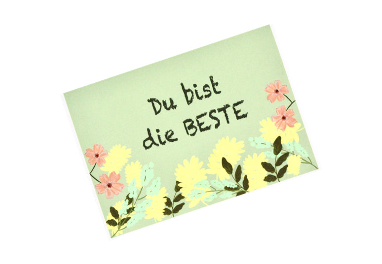 Floral You are the Best | Love & Friendship Card