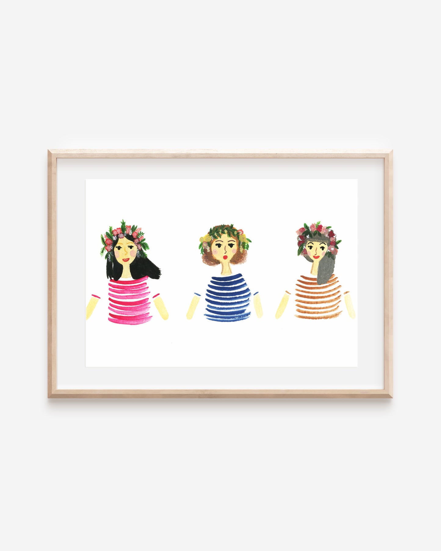 Flower Girls, Bridesmaids | Art Print