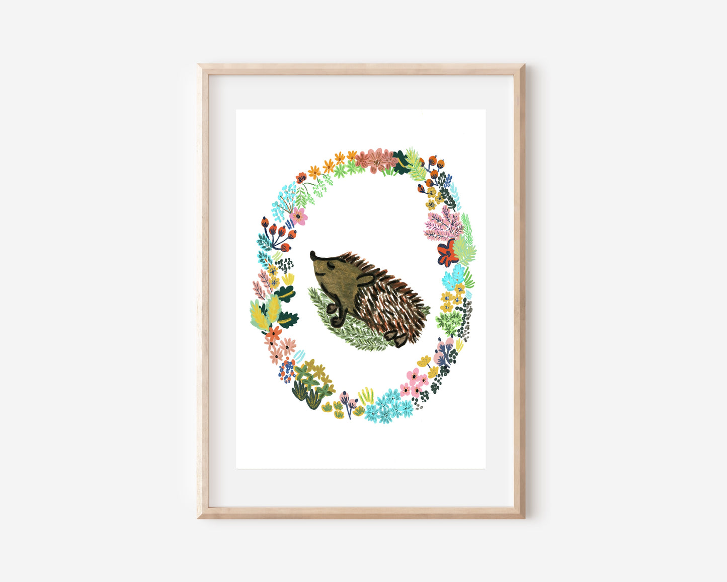 Baby Hedgehog | Nursery & Children Room Poster