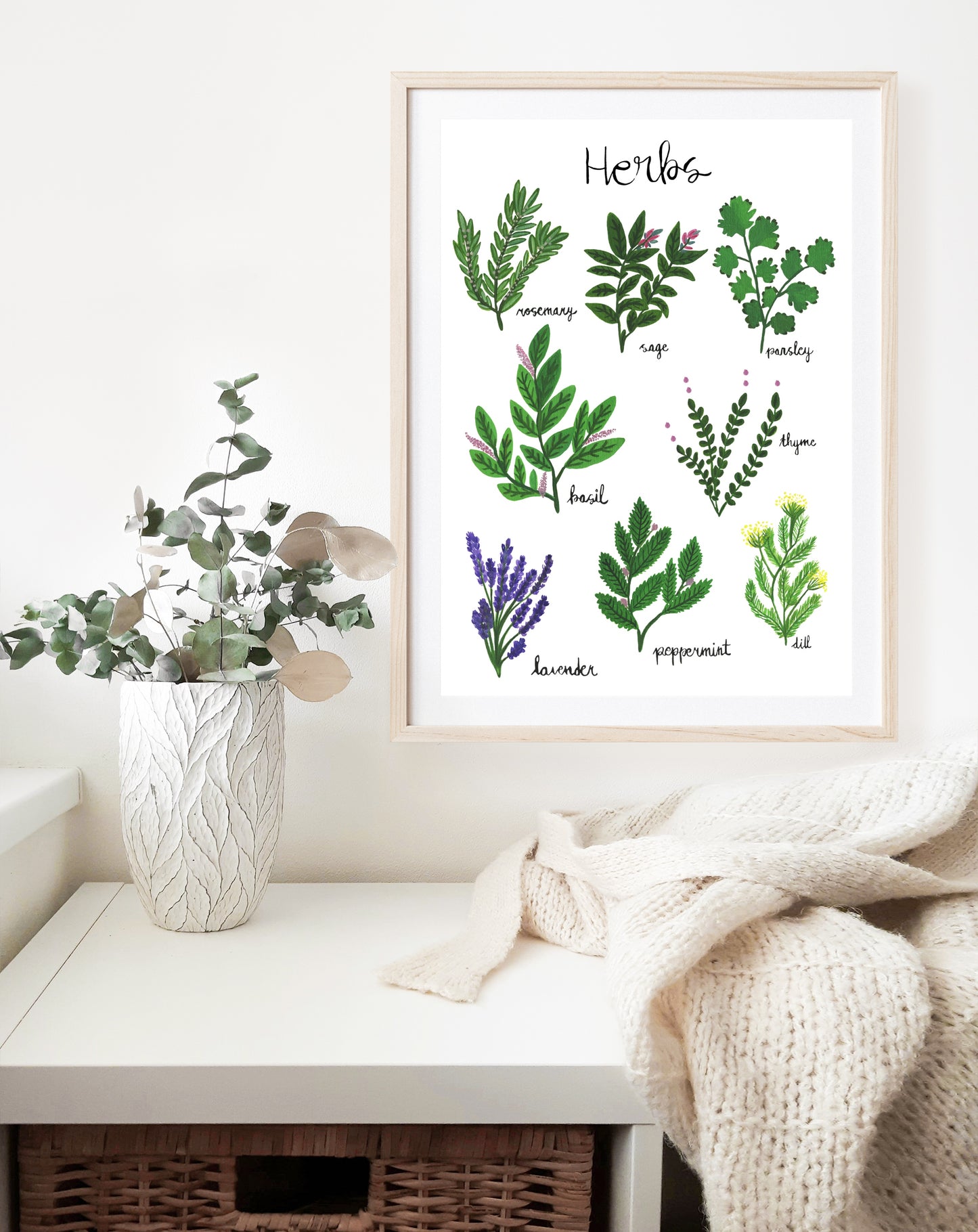 Kitchen Herbs | Art Print