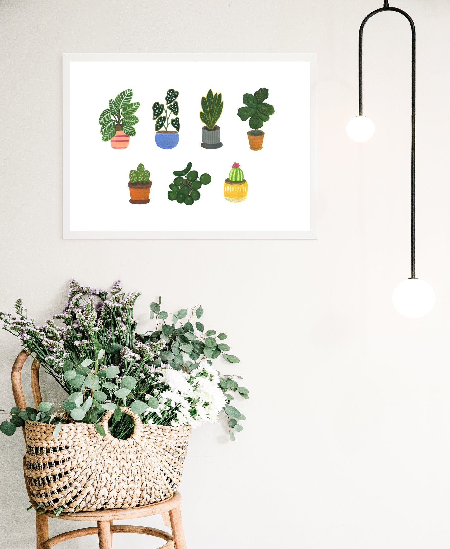 House Plants Poster | Greenery Art Print