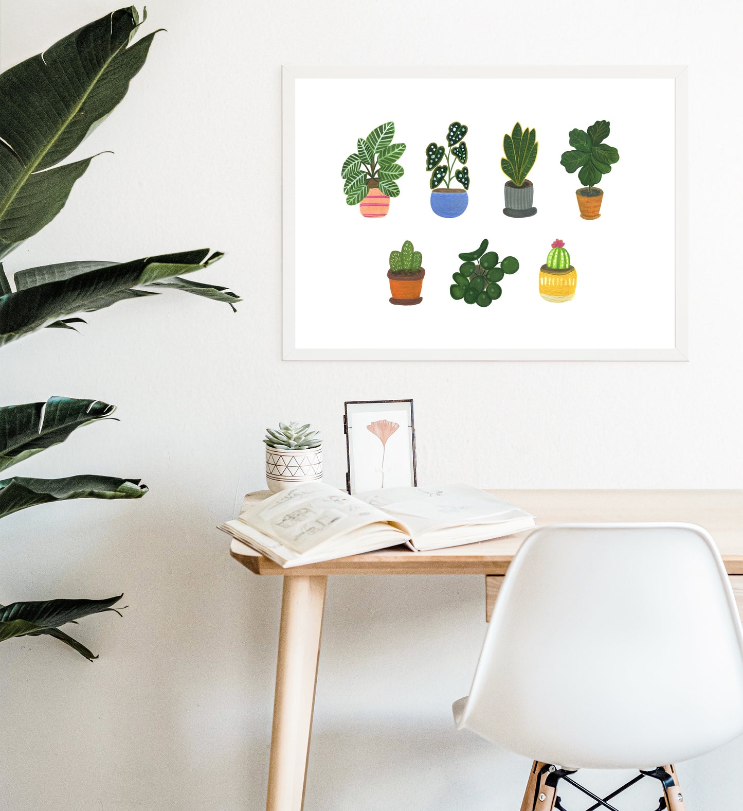 House Plants Poster | Greenery Art Print